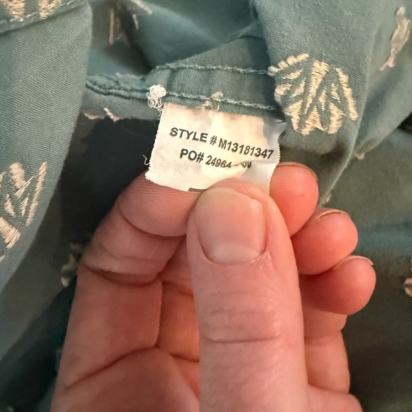 Prana Men's Short Sleeve Cactus Button Down Pocket Shirt Size XL. - Picture 5 of 5